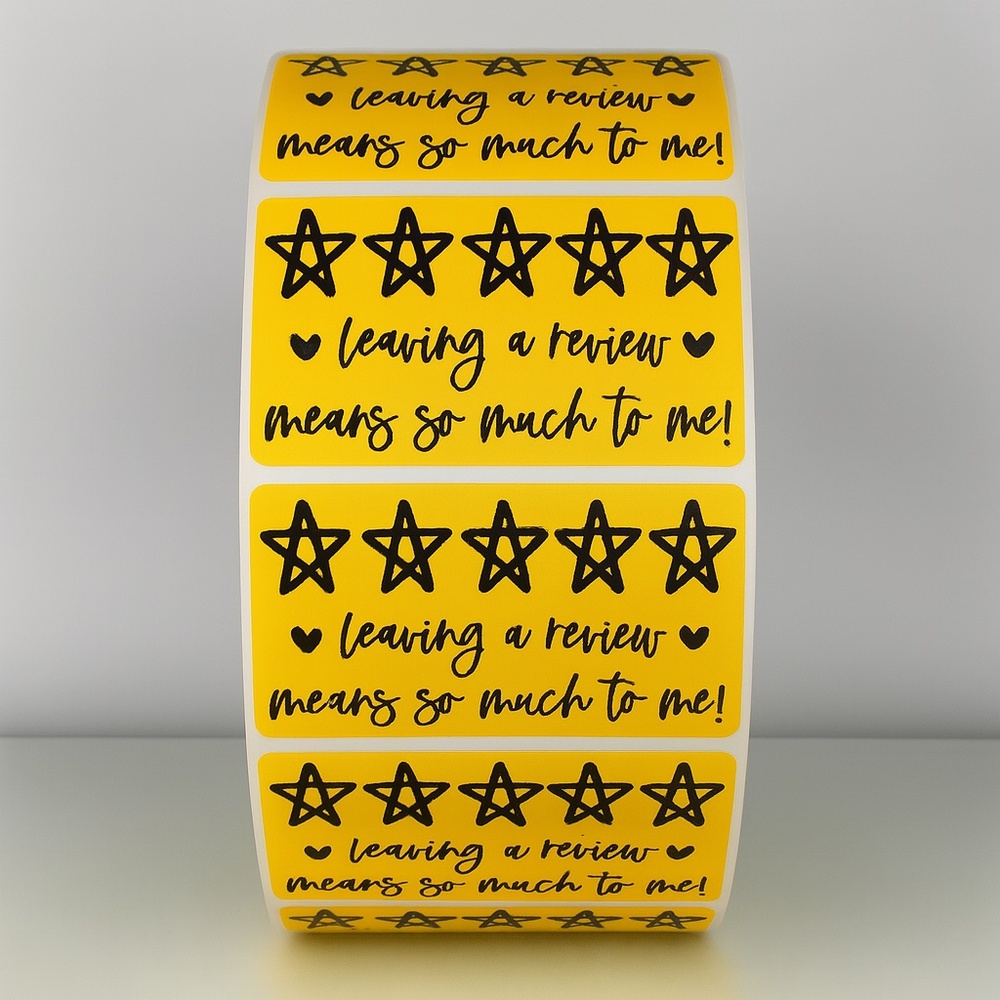 Posh Seller Review Stickers 🌟 “Leaving a Review Means So Much To Me - Picture 7 of 11